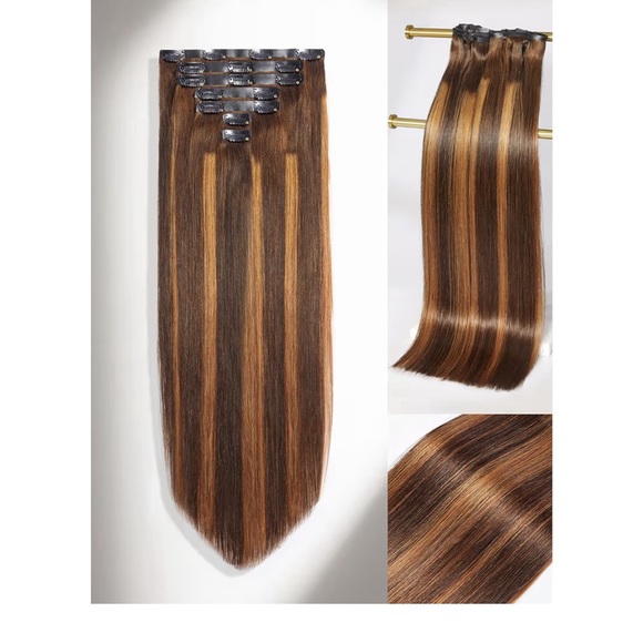 Luxurious Brown Hair Extensions